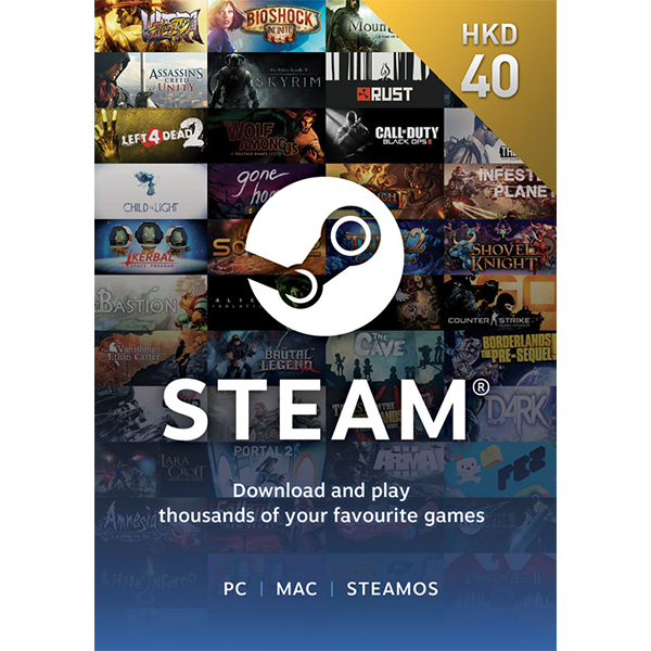 Steam預付卡100HKD